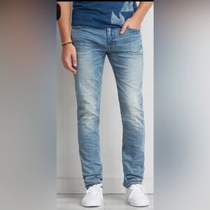 American Eagle Outfitters Light Blue Extreme Flex 4 Jeans